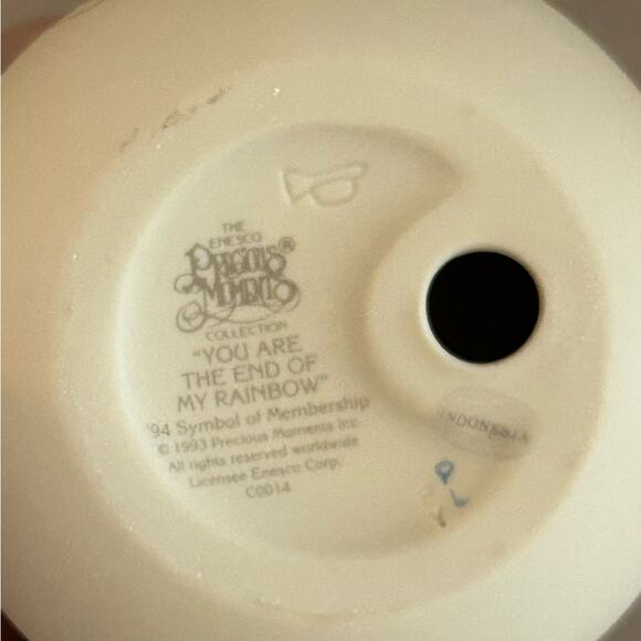 Precious Moments Porcelain Figurines “You’re The End Of My Rainbow” in box - Picture 6 of 6